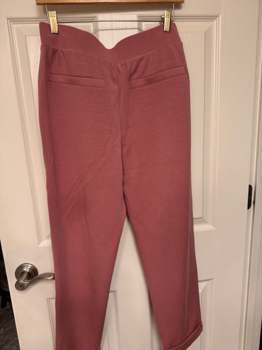 New - Soma Cinder Rose Ponte Track Joggers - Picture 5 of 9